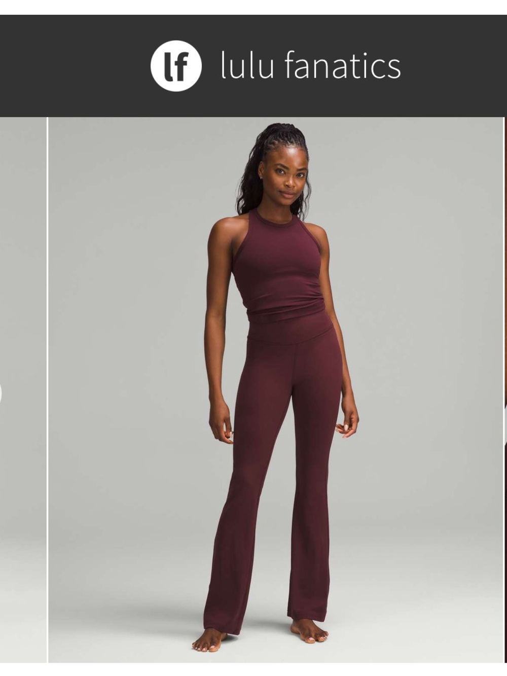 NWT Lululemon Groove Nulu Super High-Rise Flared Pant 14 Regular Garnet Maroon
